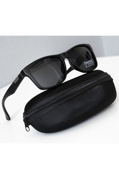 4desire.ro Men's Sunglasses, UV400, Matte Frame with Modern Design and Elegant Detail, Matte Black