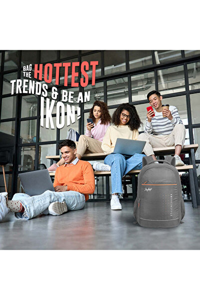 Skybags IKON 02 COLLEGE BACKPACK (E) GREY