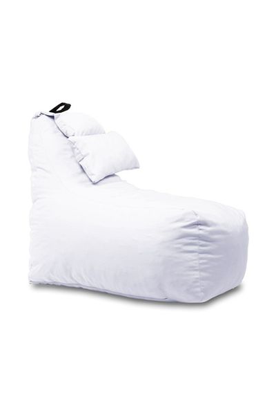 Pufrelax Fotoliu puf, Miraggio, perna inclusa, material impermeabil, Alb