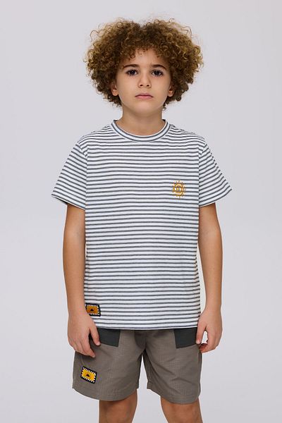Nebbati Boy Striped Tshirt