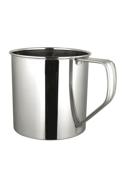 MONTELI Cană cromată cu mâner, 9 cm