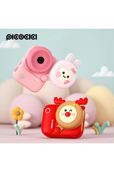 Picocici K23 Kids Print Camera - Pink | K23