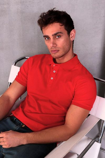 Aymood Tricou pentru bărbați, slim fit, din bumbac, cu textura moale, din țesătură respirabilă