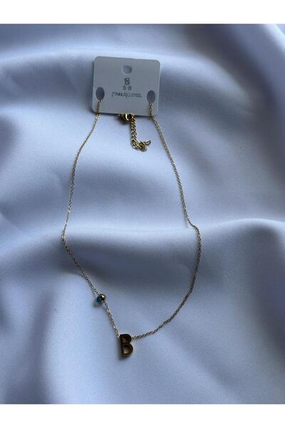 Bestofcase Letter Detailed Chain Necklace