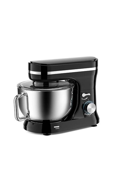 raf Kitchen Stand Mixer, Stainless Steel Mixing Bowl, 3 Attachments Whisk, Dough Hook, Beater, 8 Speed.