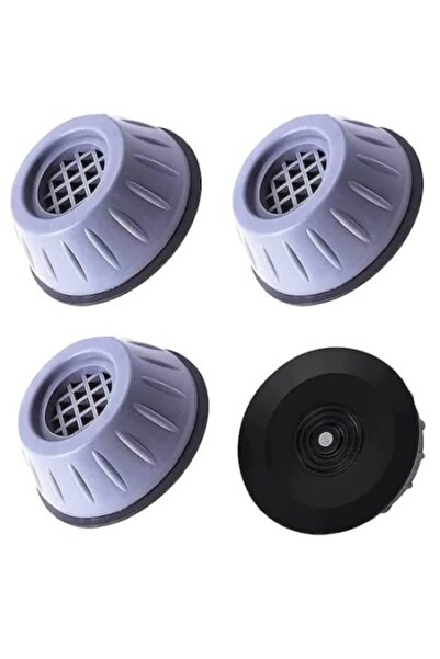 RUBEXIM Set of 4 Non-Slip Feet for Washing Machine, Fridge, Furniture