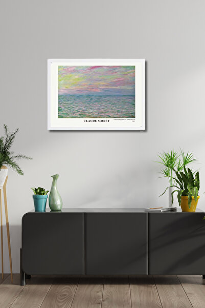Tablo Center Claude Monet | Çerçeveli MDF Sanat Tablosu | Modern Ev Ofis Dekorasyonu |