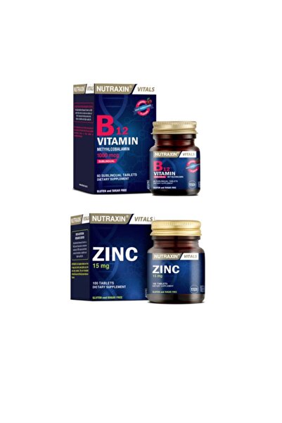 Nutraxin B12 Vitamini 1000 Mcg 60 Dilaltı T.+cilt,saç,tırnak Sağlığı Için Çin...