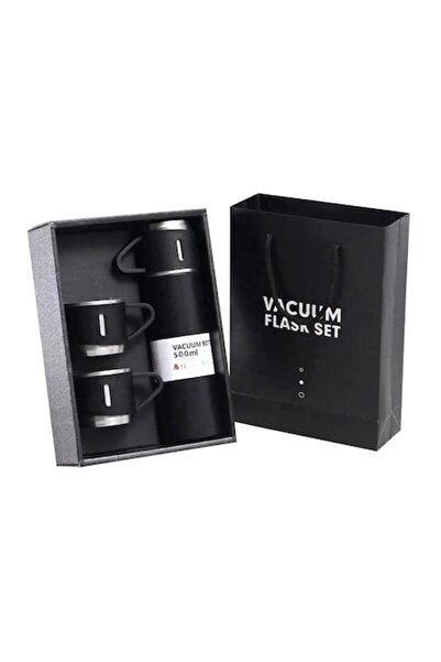 zggzerg Set Termos Cu 3 cani, Zggzerg, Anti Alunecare, Portabil, Izolat Termic, Reutilizabile, Pentru bautur