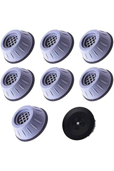 Tiessa Set 8 anti-slip, anti-noise vibration damping feet for washing machine and refrigerator