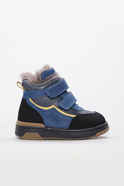 FAST STEP Γνήσιο δέρμα και γούνα Unisex Παιδικά Κλασικά Μποτάκια 157KXA2715
