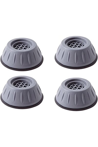 OEM Set 4 Anti-Vibration Feet for Washing Machine, Rubber, Black