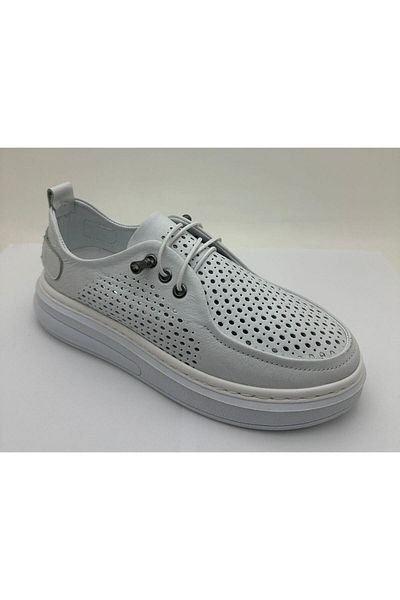 DOSA SHOES Women's Orthopedic Leather Shoes-White