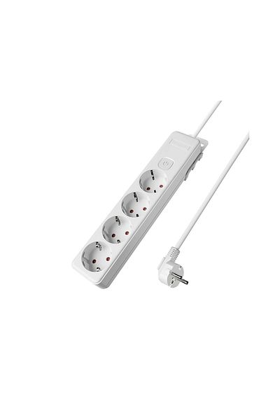 Braytron Power Strip 4P/3M+I Xline White