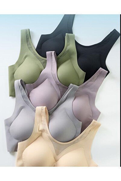 FEMMEA حمالة صدر شبح مقطوعة بالليزر باللون الأسود