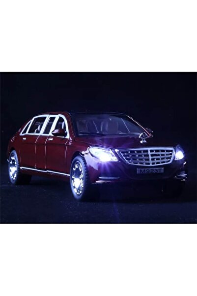 OEM Mașină turnată sub presiune Mercedes Maybach S600 din metal, maro, 22 cm