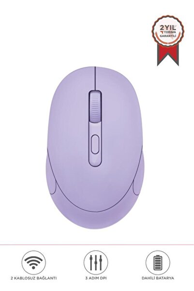 Torima TM-17 Mor Çift Modlu Sessiz Kablosuz Mouse Fare