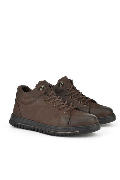 Ziya , Men's Genuine Leather Boots 1531040Zk21022 Brown