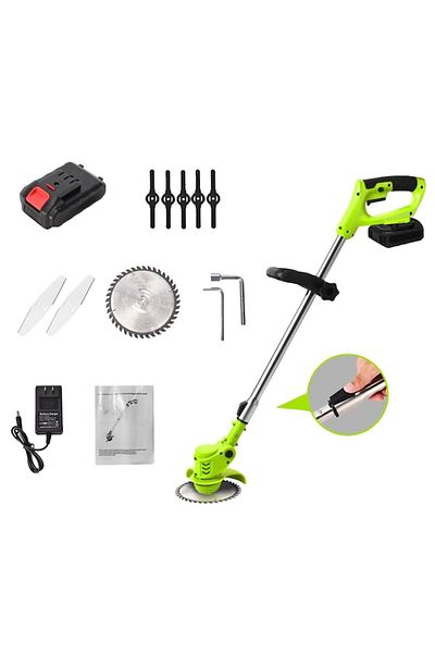 OEM Mașină de tuns iarba telescopică, 850W, 15cm, 21V, set cu 1 baterie, 92-128cm, UE