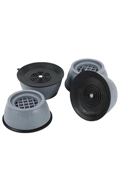 OEM Set 4 anti-vibration supports for washing machine, Polypropylene, Gray