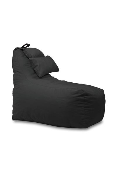 Pufrelax Fotoliu puf, Miraggio, perna inclusa, material impermeabil, Gri inchis