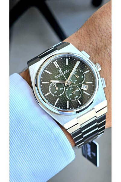 Raymond Rym-280268-Cr Quartz Men's Watch - Steel Case and Sapphire Glass - 2 Years Warranty
