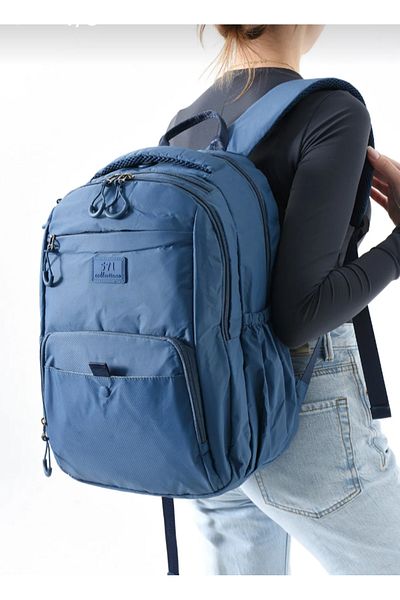 eflanmoda 571 Collections Multi-Compartment Medium Backpack