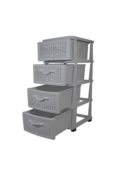 sterk Universal Storage Cabinet 38x45x90cm, Light Gray