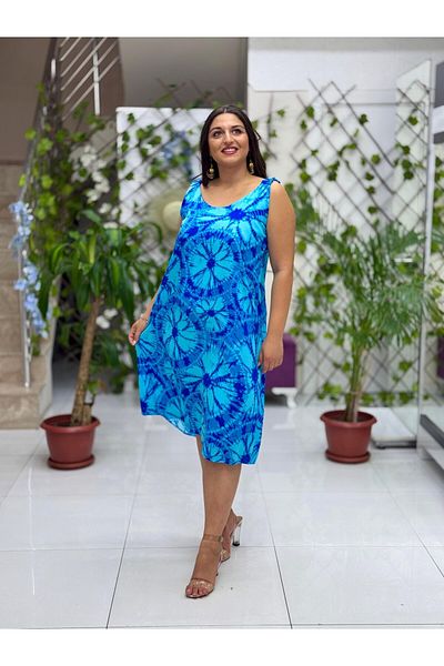 Punta Otantik Dk19012 Floor-Length Strap Shoulder Elastic Viscose Dress