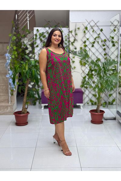 Punta Otantik Dk19027 Floor-Length Strap Shoulder Elastic Viscose Dress