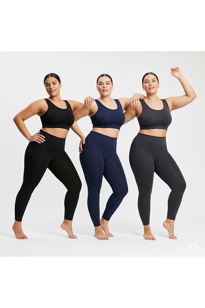 don-x Dox-X. |   3 Pieces 3 Colors Thermal Jumbo Oversize Size Winter Thermal Leggings