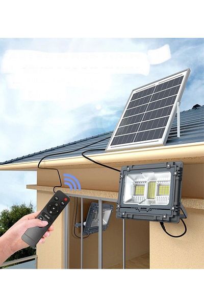 Tescomak Proiector solar led RGB, cu difuzor si contol prin aplicatie si telecomanda 60W