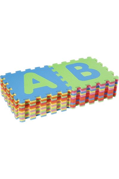 OEM Puzzle Mat Rug, 10 pieces, letter theme, multicolor, 150x60 cm, foam