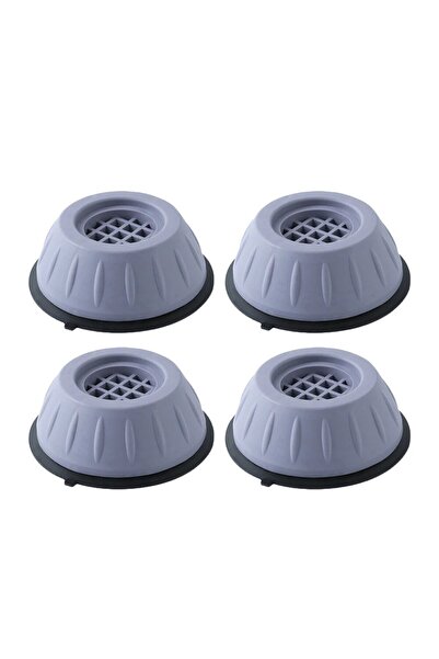 OEM Set of 4 anti-vibration pads for washing machines, non-slip, universal, gray/black