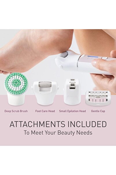 PANASONIC Wet And Dry Epilator For Women, Double Disc With 60 Tweezers, Flexible 90° Pivoting Head
