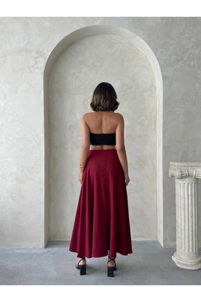 MODA Дълга подплатена пола s255043