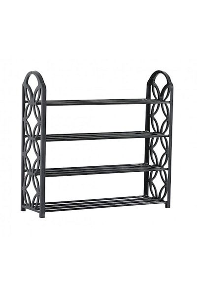 OEM Shoe rack with 4 shelves, metal and plastic, 62.50 x 21 x 60 cm, Grunberg RF43