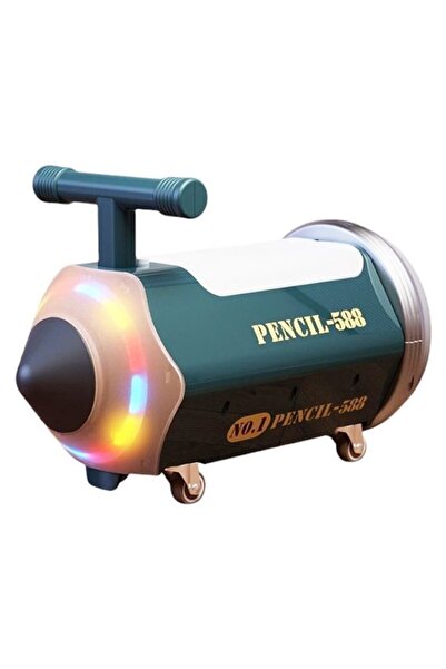 Sultan Scooter for Kids Glider on Four Wheels 1-3 Years, No Pedals, GREEN