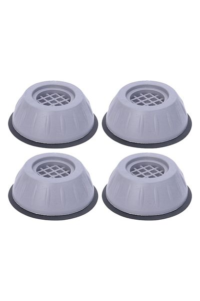 AMRINUGL Set 4 tampoane antivibrații pentru mașina de spălat, AMRINUGL, Plastic, Gri, 10cm