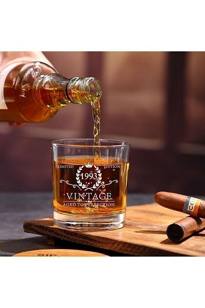 DELPI Set Pahar Whiskey Aged to Perfection 1983, 300 ml,