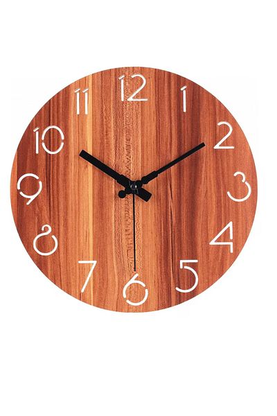 OEM Wall clock with quartz mechanism, D 30 cm, MDF, multicolor
