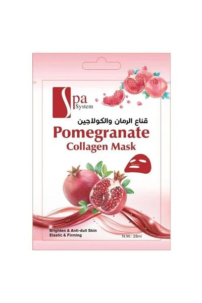 Spa System Spa System Pomegranate & Collagen Face Mask 28ml