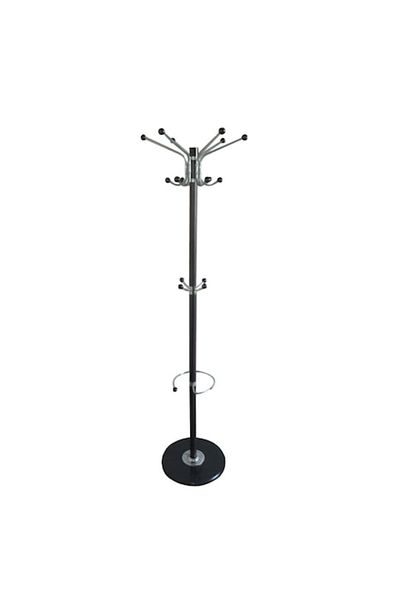 JMB Metal Coat Rack with Marble Base, 178 cm