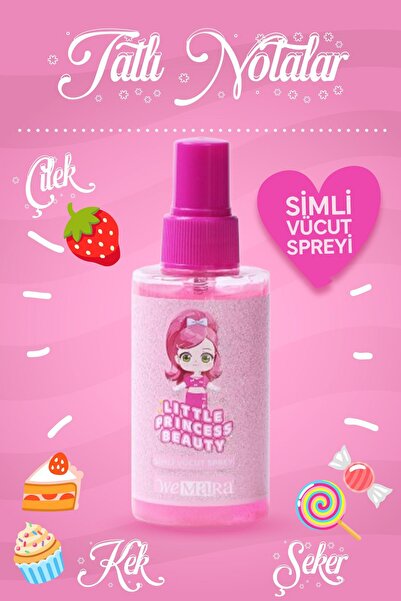 WeMara LITTLE PRINCESS PEMBE SHIMMER BODY MIST 115 ML