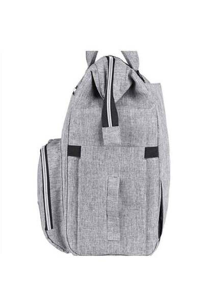 Yelajoy Diaper Bag Backpack,Waterproof Diaper Bag With Stroller Strap, Large Capacity, 900d Oxford,Gray