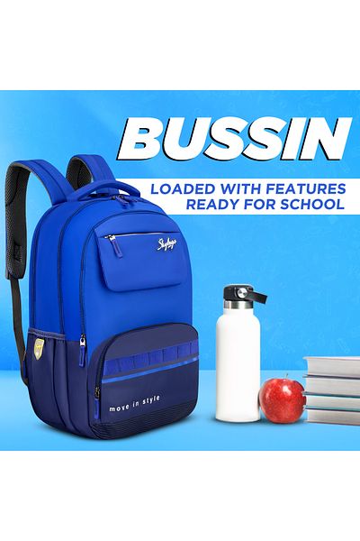 Skybags BUSSIN 01 SCL BP (H) BLUE