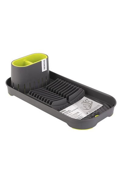 OEM Scurgator de Vase si Tacamuri MYSTIC, 40x20x12 cm, cu scurgere de apa, Gri