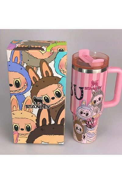 Stanley × Labubu Stainless steel vacuum insulated cup, 40oz Insulated Travel Cup
