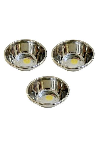 wei Set of 3 Metal Bowls, 32 cm Diameter
