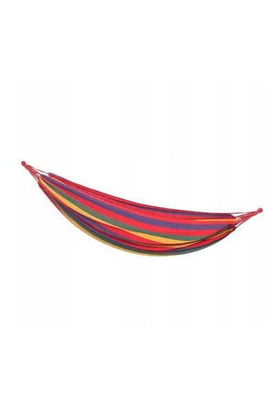Springos Double XXL Hammock for Terrace, Yard or Garden, Capacity 200kg, Dimensions 200x150cm, Multicolor